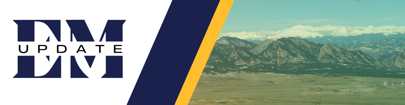 EM Update newsletter branded header
