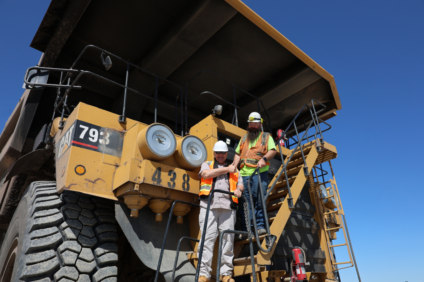 Curt Coccodrilli at Eagle Butte Coal Mine in Gillette, Wyoming
