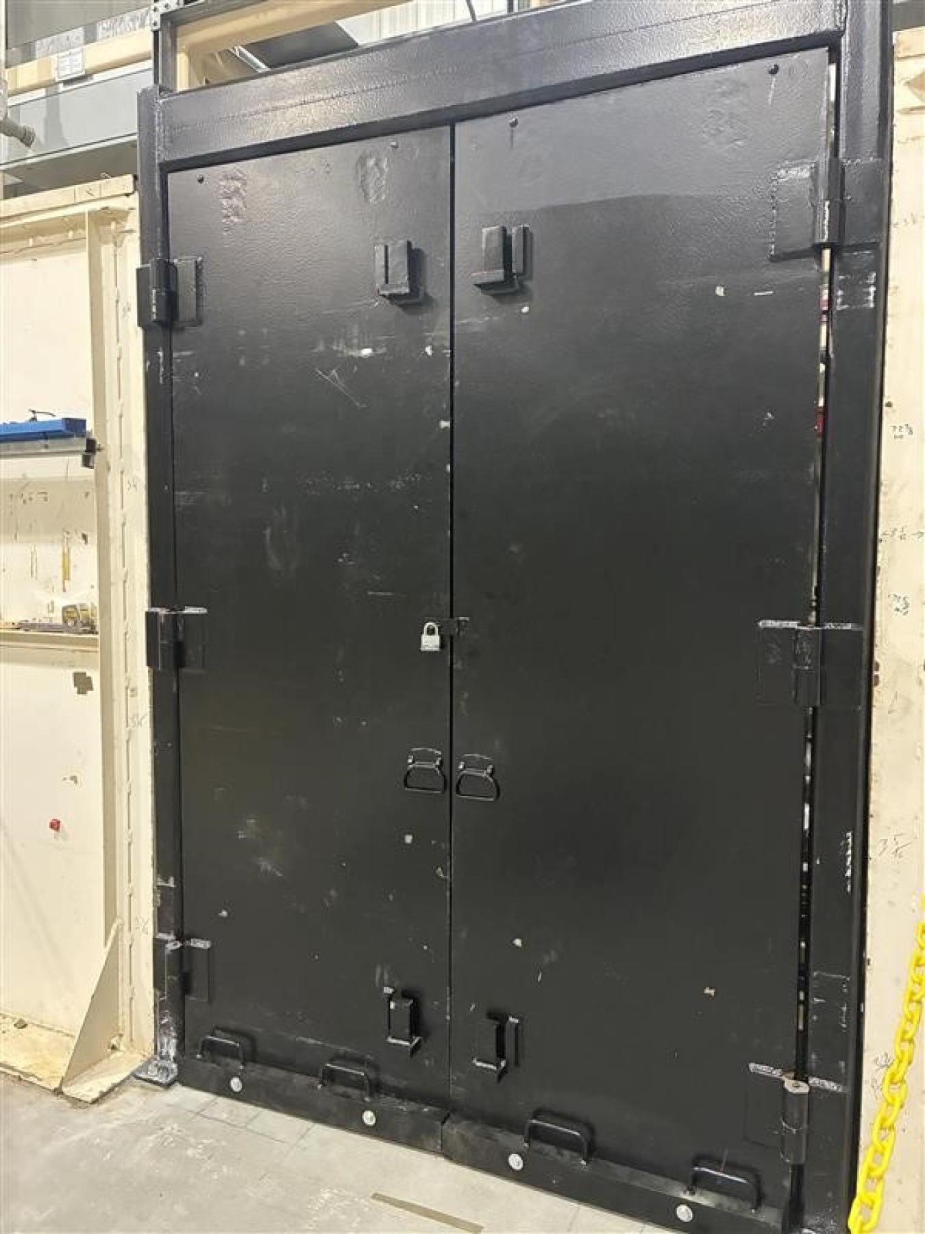 A large black water wall at the Savannah River Site