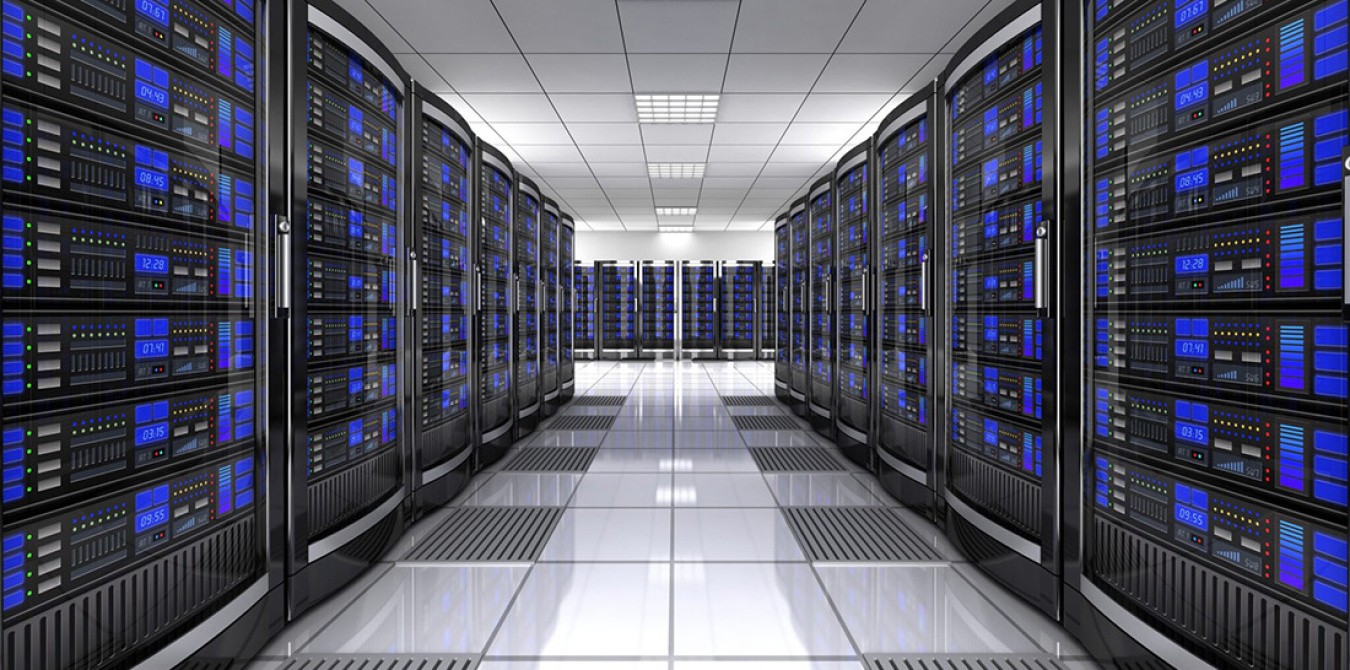 Data center hallway