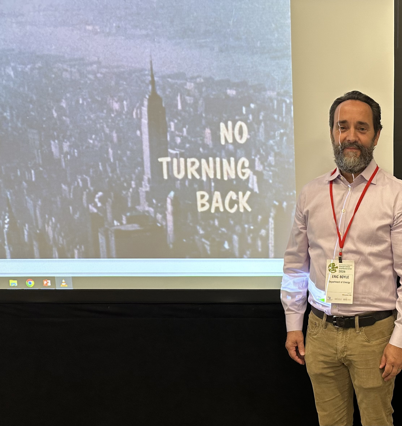 Eric Boyle at No Turning Back screening