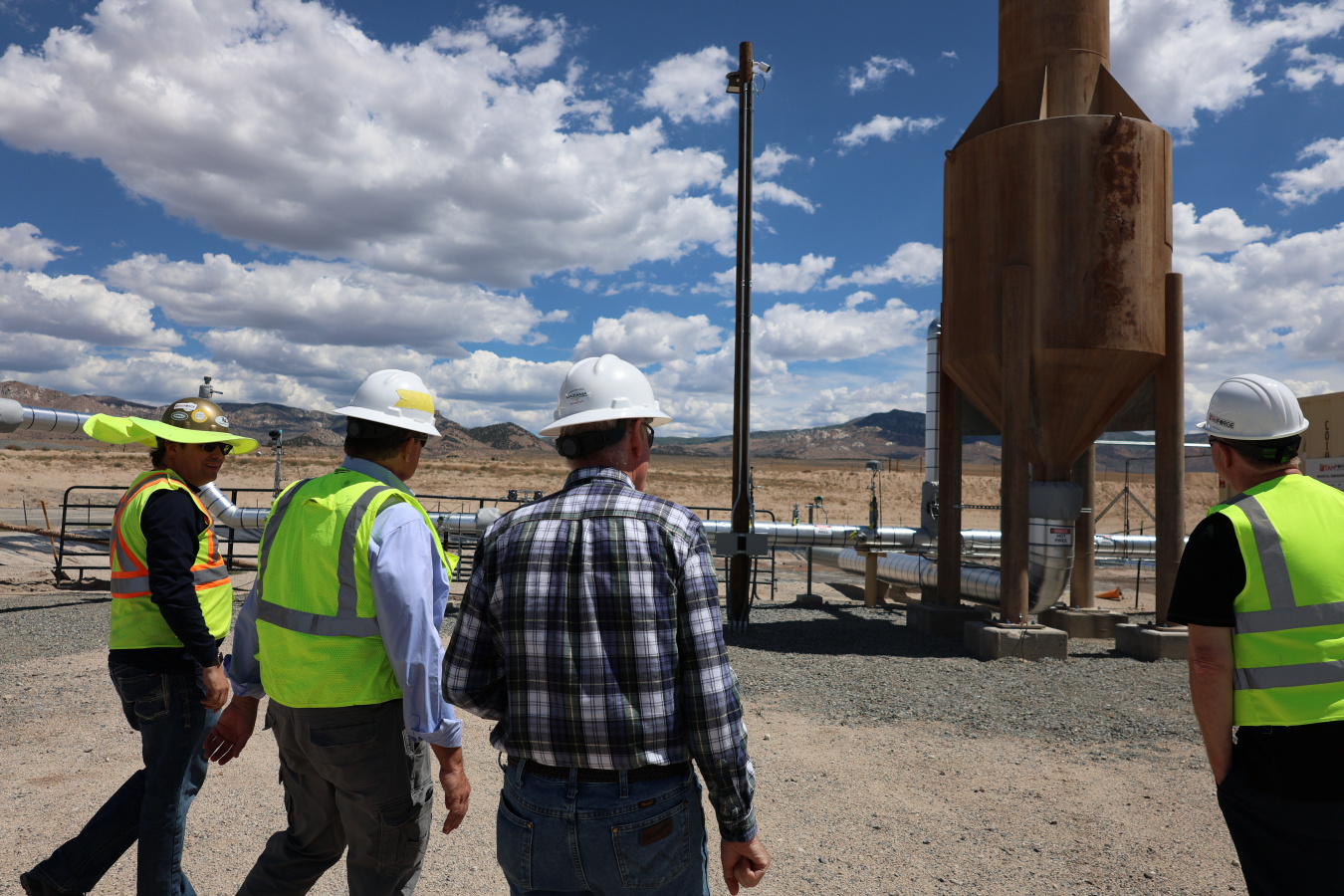 HGEO Leadership Visits FORGE Site