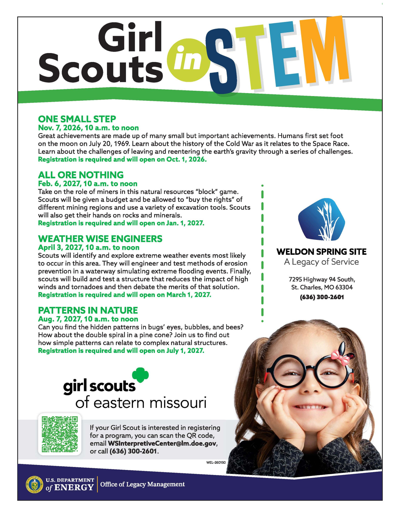 Girl Scouts in STEM Flyer