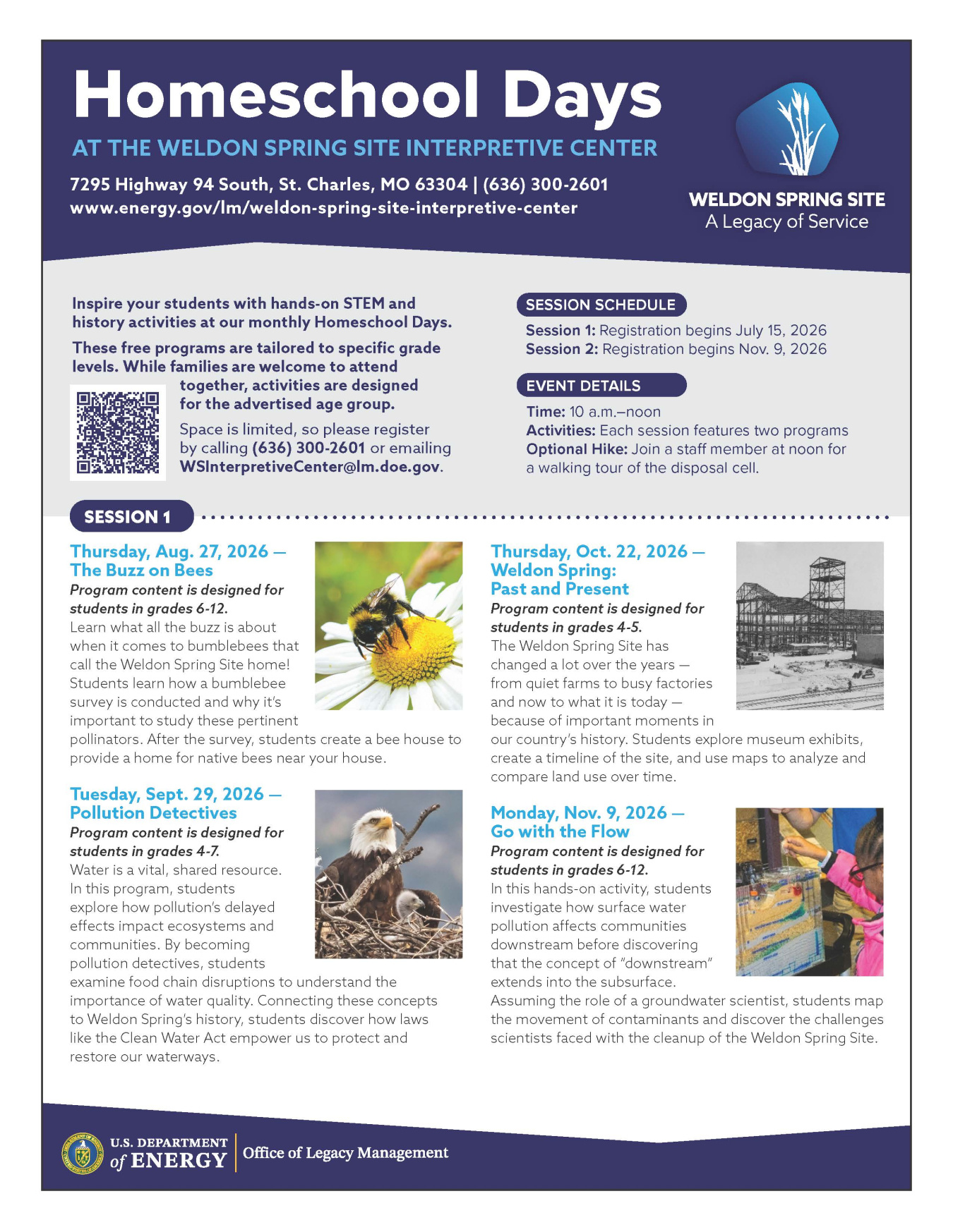 Weldon Homeschool Days Flyer 2026