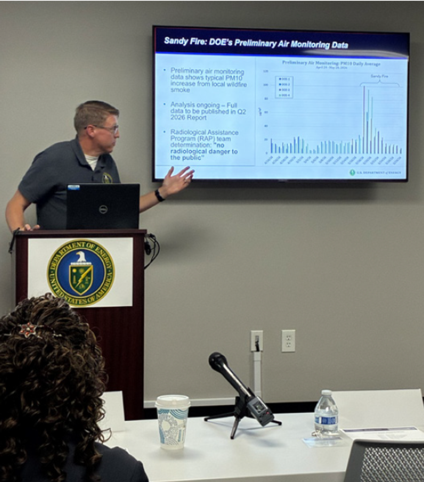 Josh Mengers presents at the CONNECT meeting