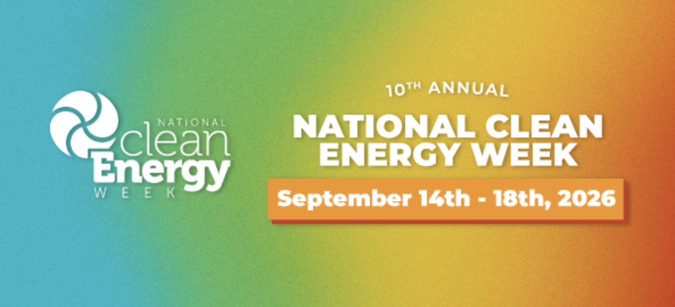 National Clean Energy Week (NCEW) 2026