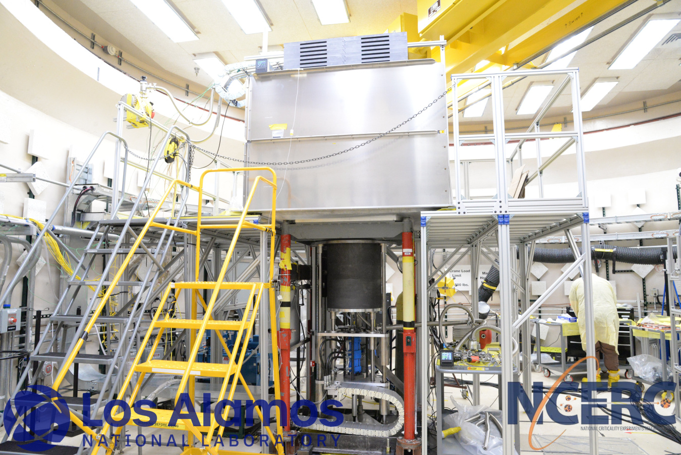 Photo of a test reactor prototype