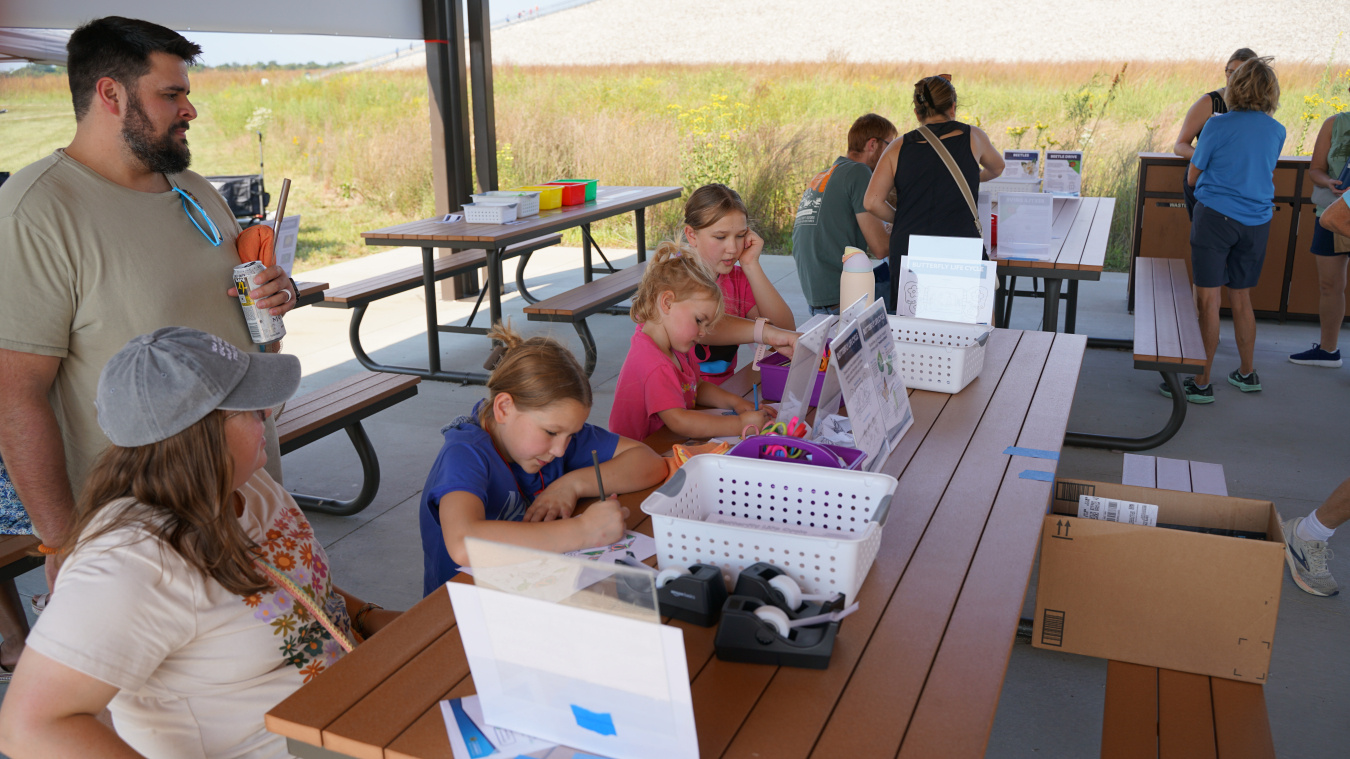 Kids and adults alike enjoyed activities for fun and learning.