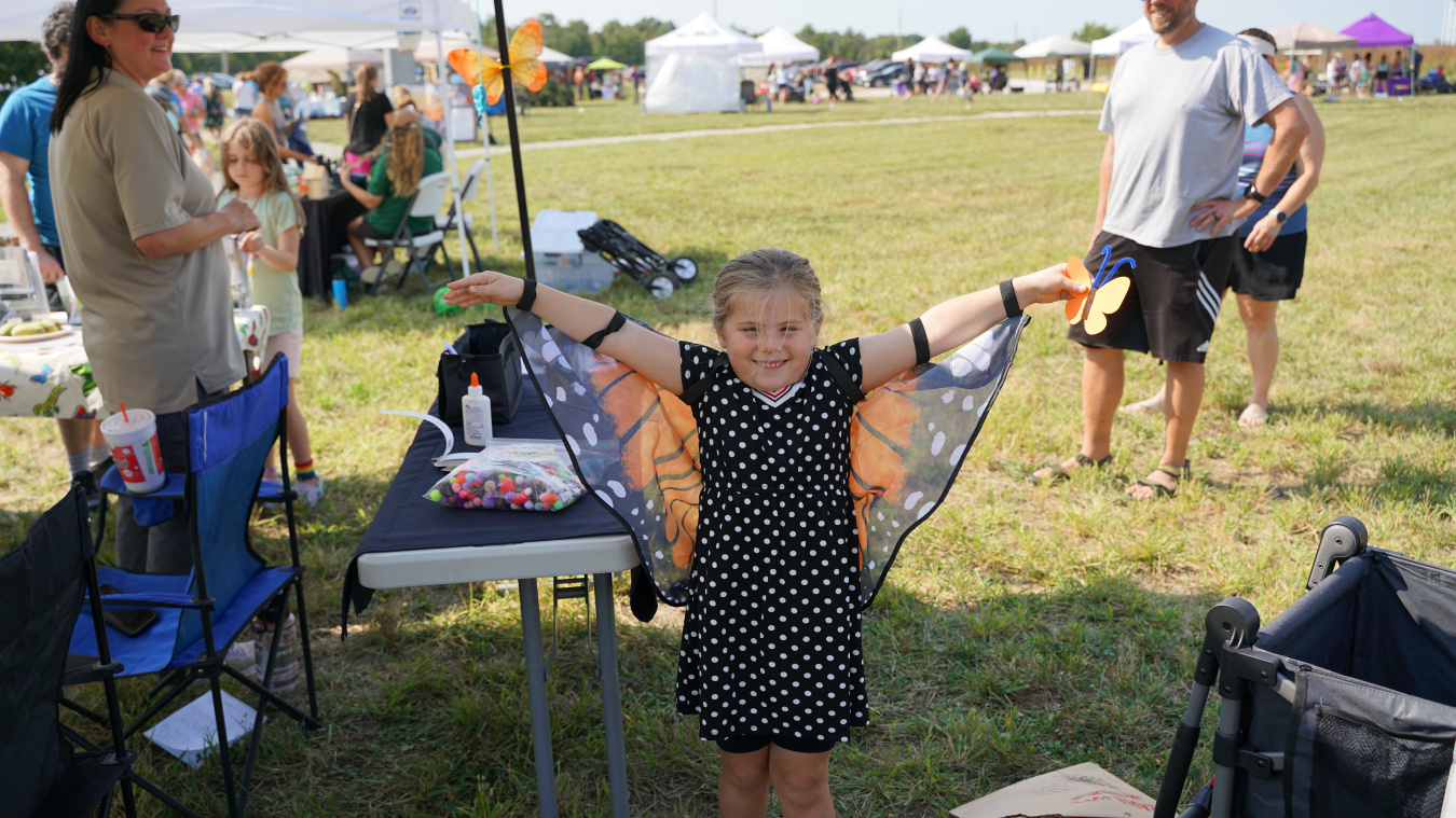 Sunshine and fun helped learning and imagination take flight at Pollinator Palooza 2026.