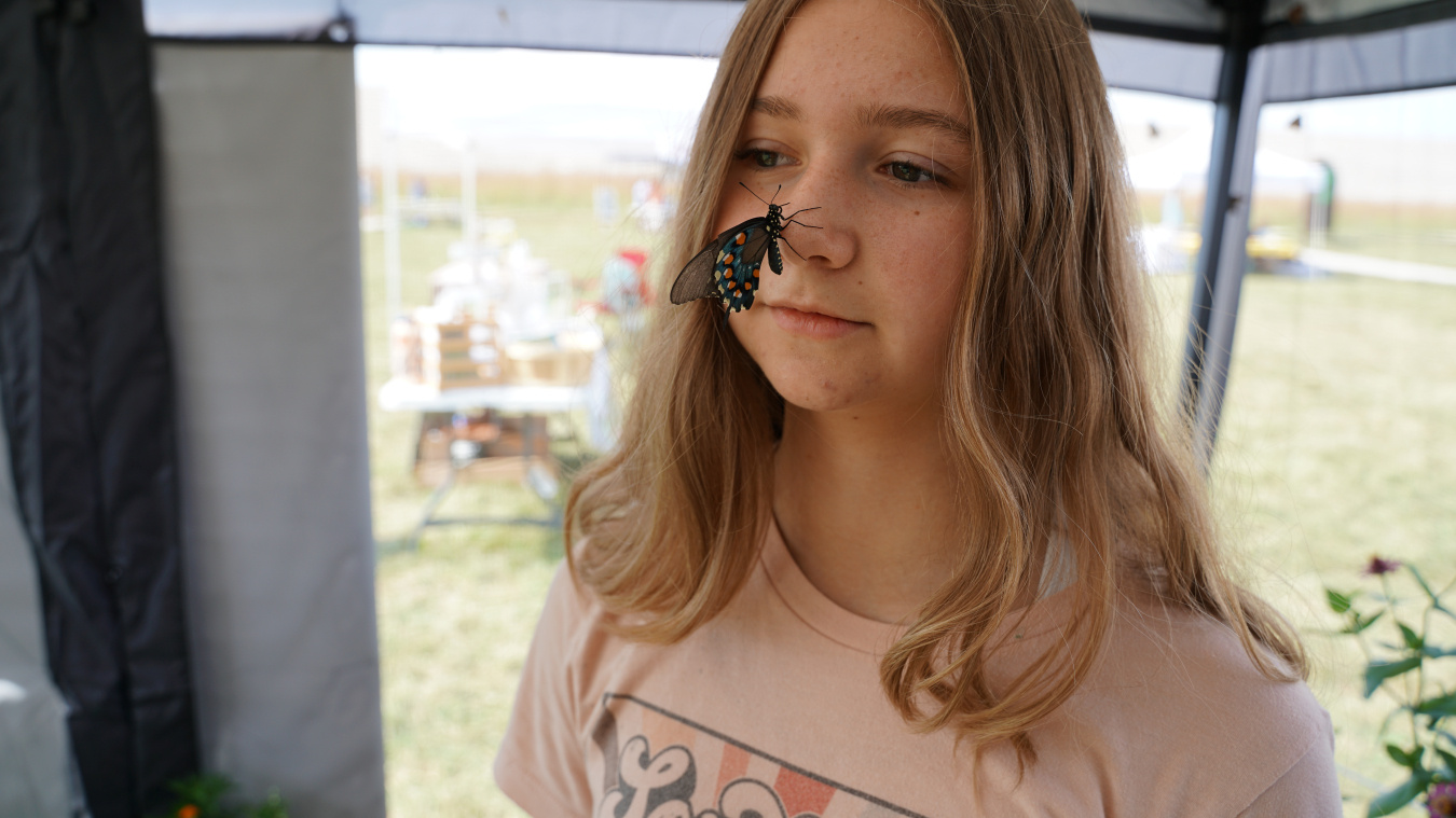 This year’s Pollinator Palooza event provided an up close and personal interaction with local pollinators.
