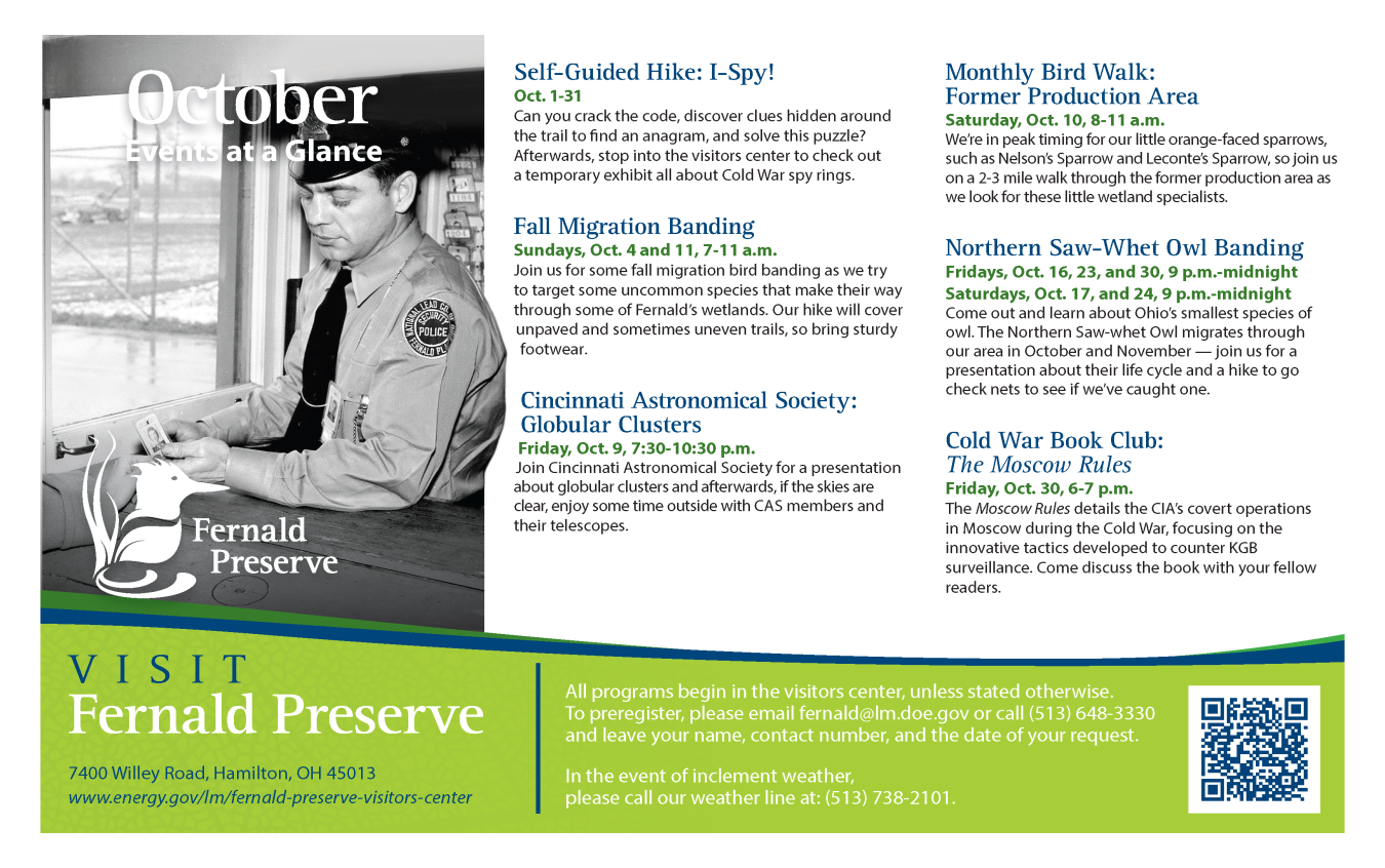 Fernald Preserve 2026 October Events image