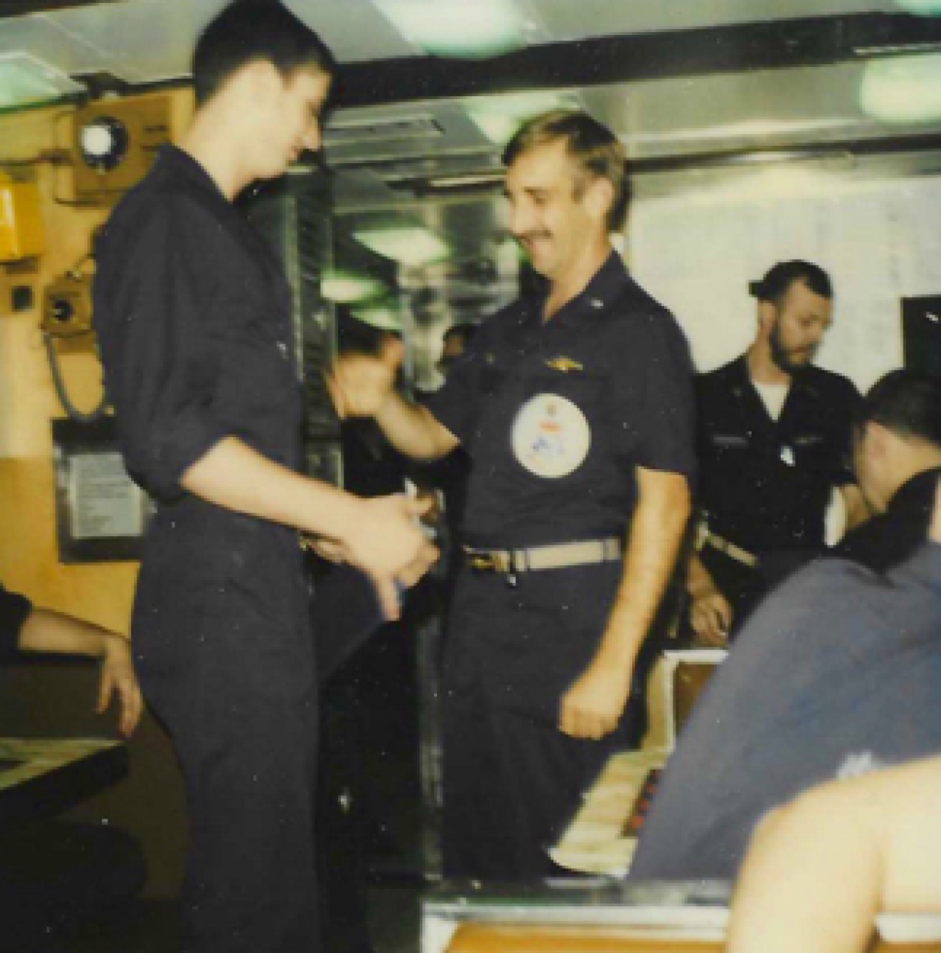 Mike deployed in the Med in 1983