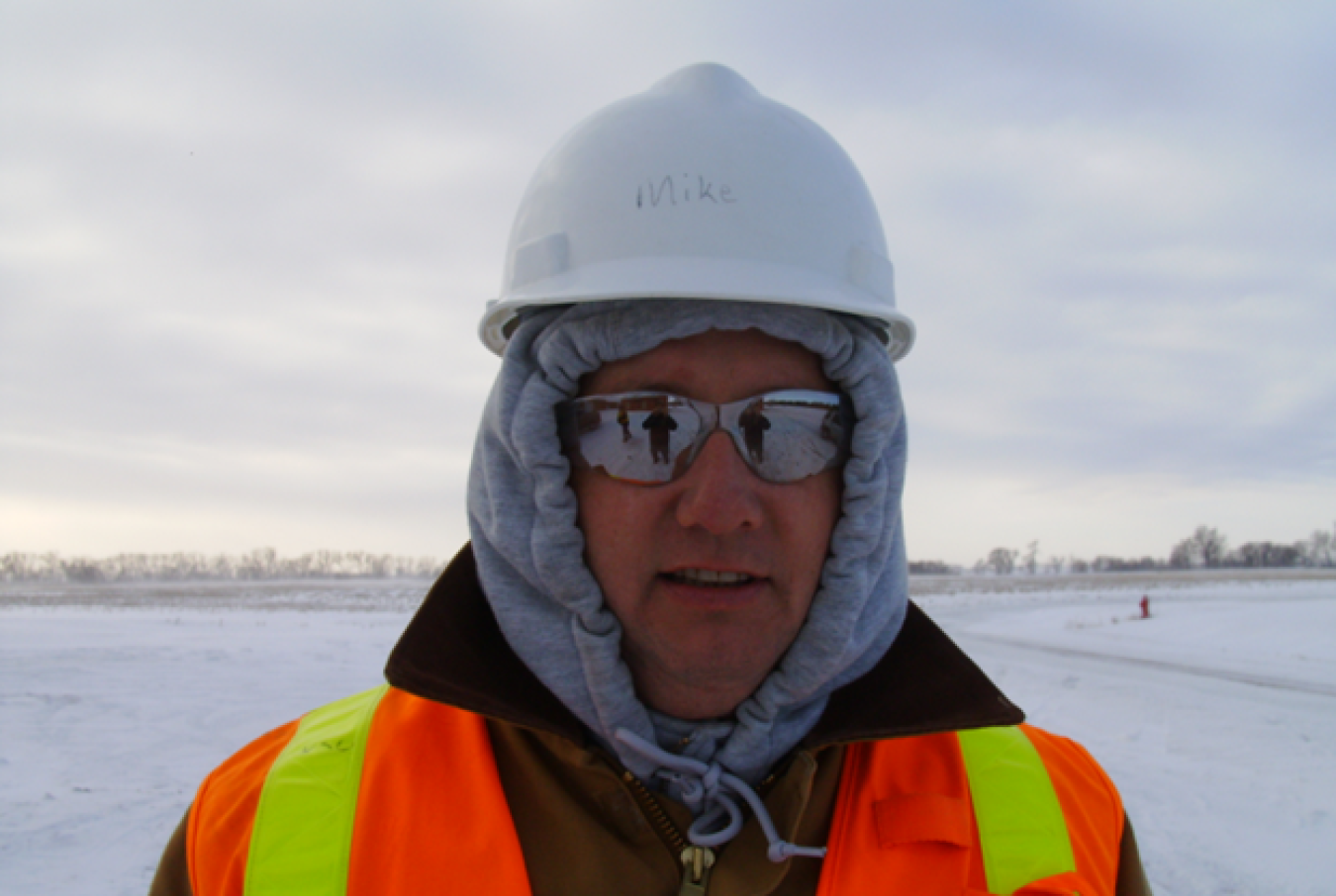Mike in Nebraska winter project 2008