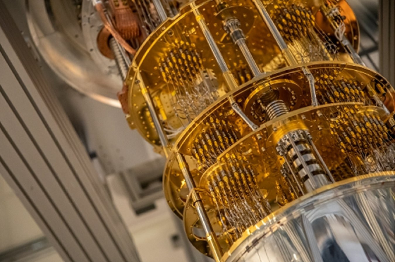 Cryogenic dilution refrigerator at Berkely Lab’s Advanced Quantum Testbed