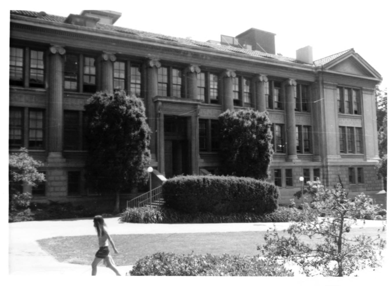 Gilman Hall, exterior view.