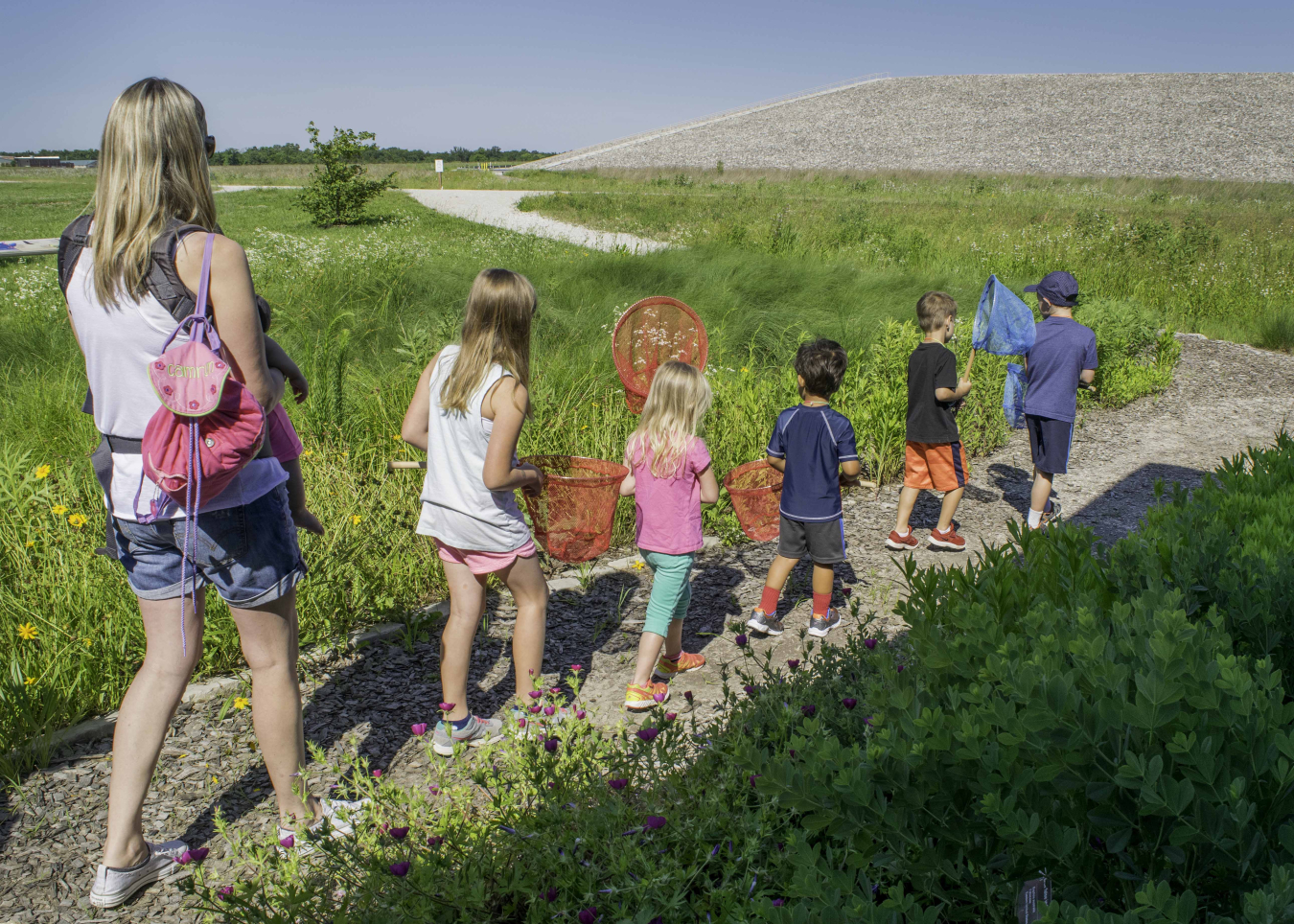  Butterfly catching event at the Weldon Spring Site.