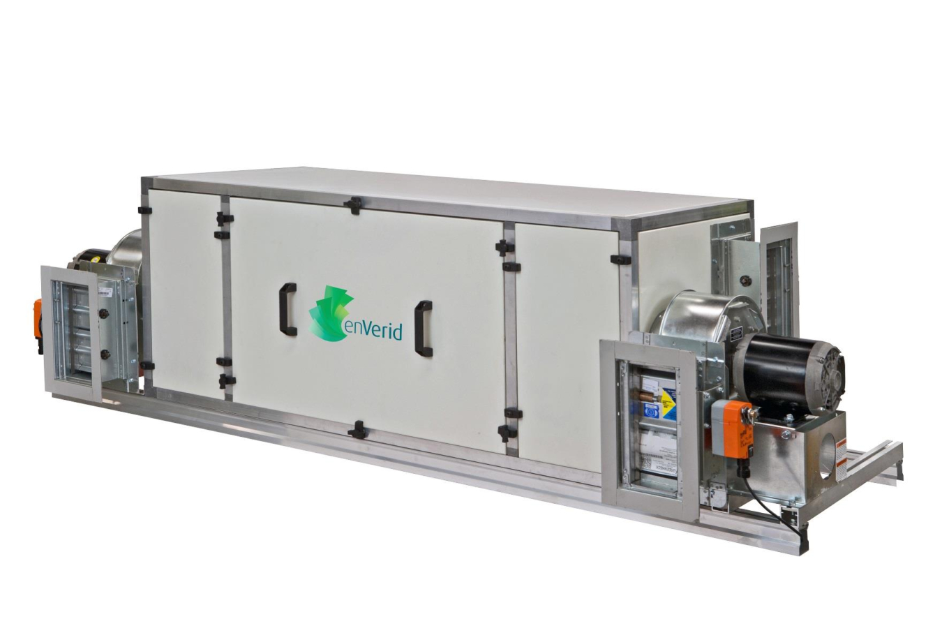 Diagram of enVerid Systems - HVAC Load Reduction, technology demonstration.