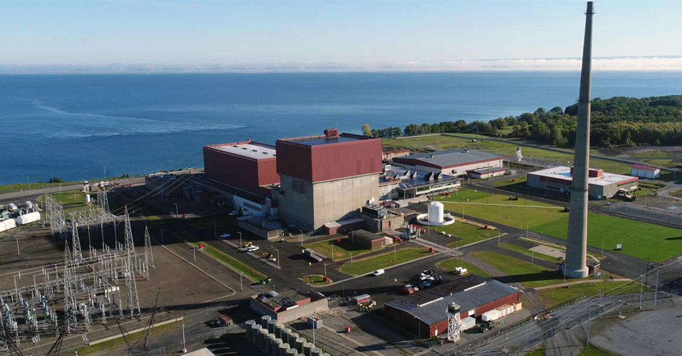 The FitzPatrick nuclear station in New York located off of the water in Oswego County.