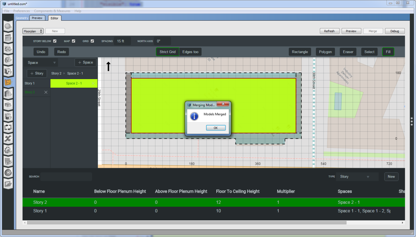 FloorspaceJS is a new, open-source, web-based 2D floor-plan editor.