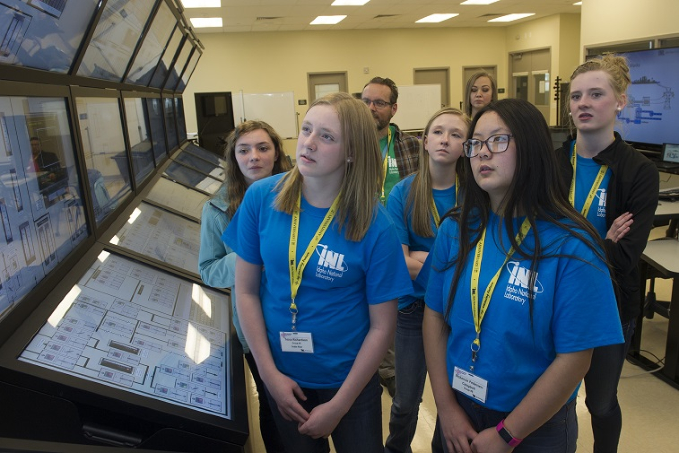 Students at an Idaho National Laboratory STEM event.