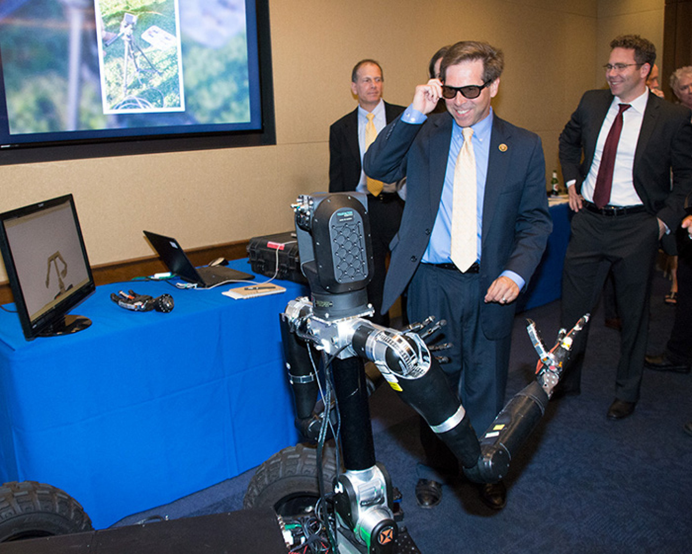 Rep. Fleischmann interacts with Robo Sally_700 pixels.jpg