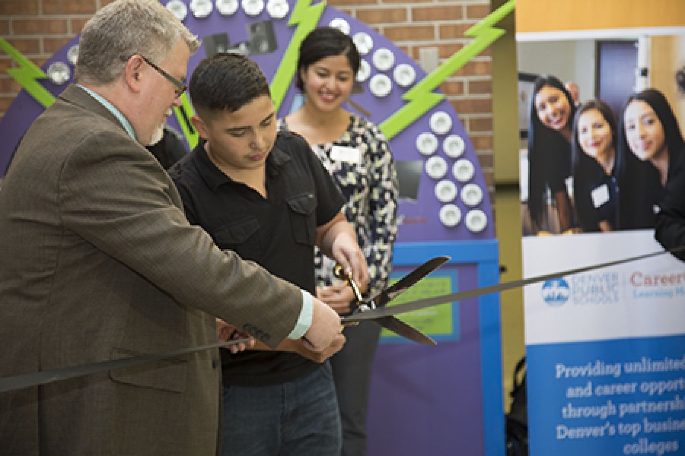 Colorado students at a STEM event with the Western Area Power Administration (WAPA)