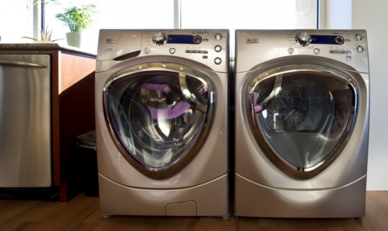 Washer and dryer.