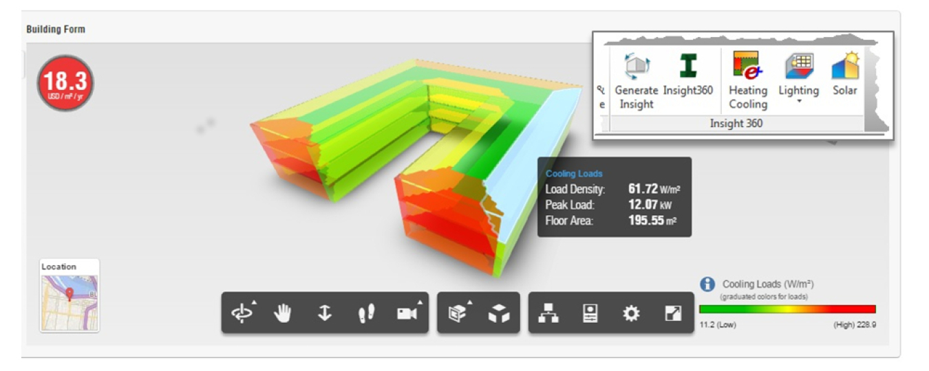 Screenshot of EnergyPlus software.