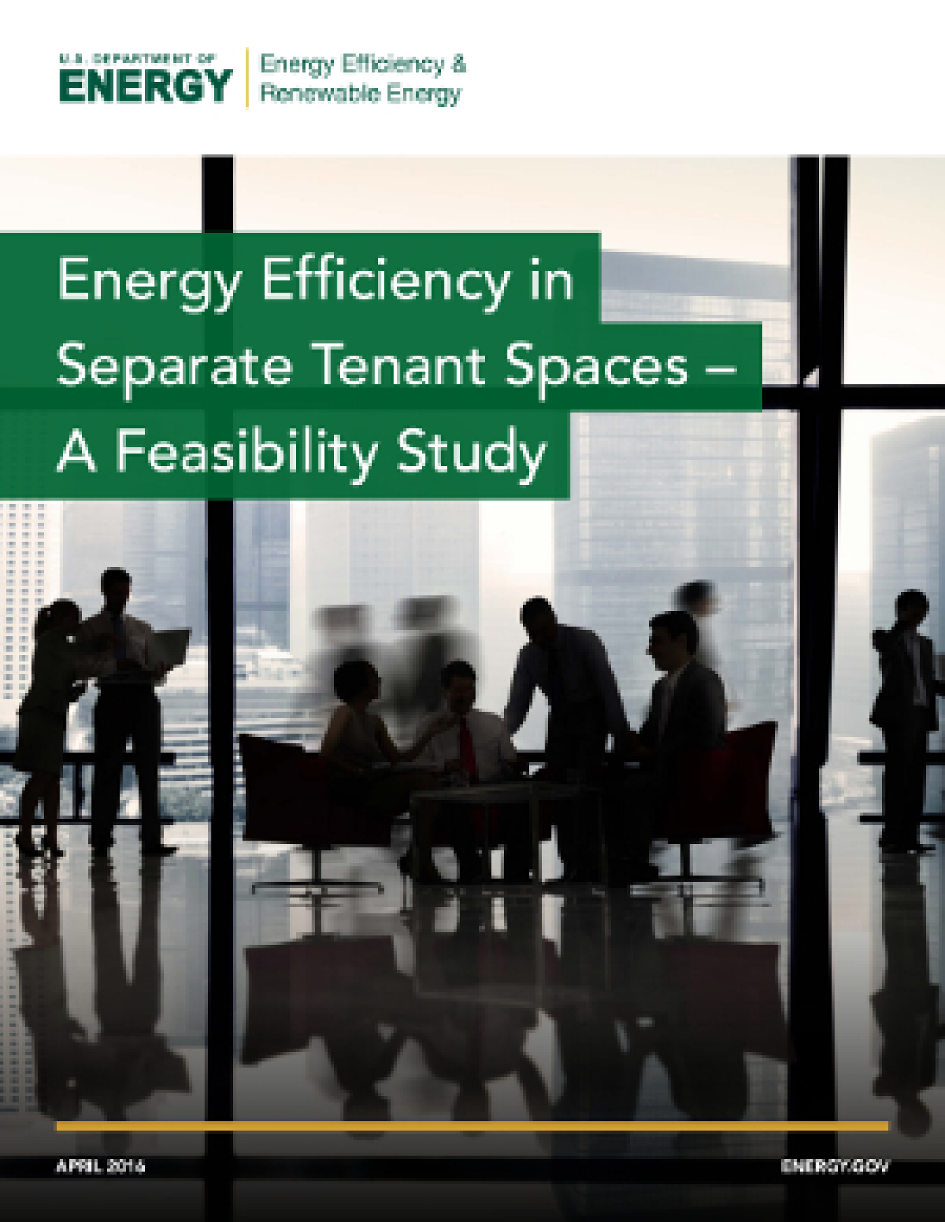 Cover of Energy Efficiency in Separate Tenant Spaces – A Feasibility Study.