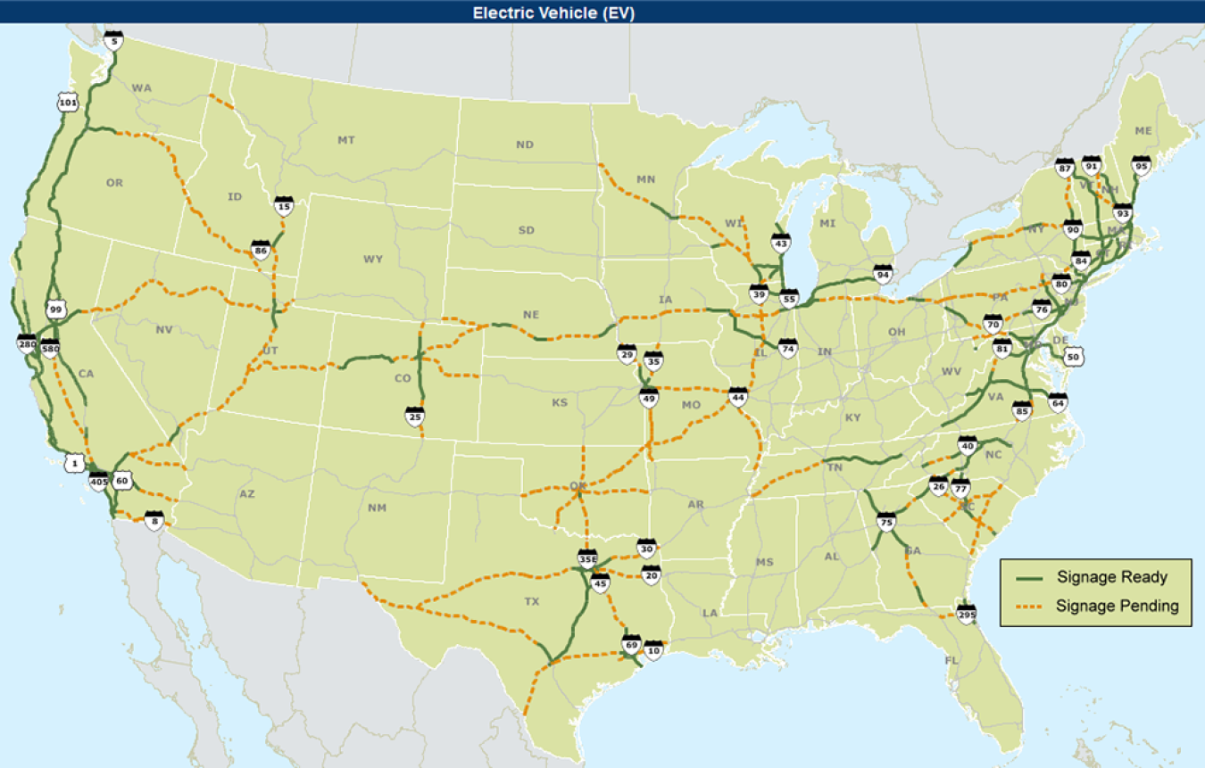 Fact #961: January 23, 2017 Alternative Fuel Corridors Established by ...