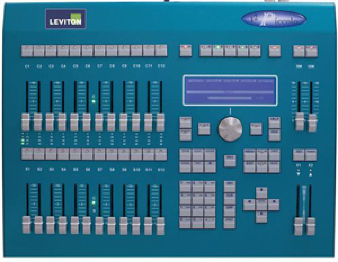 A computer-based, more complex graphic user interface for color and intensity changing. (Photo courtesy of Leviton Electronics)