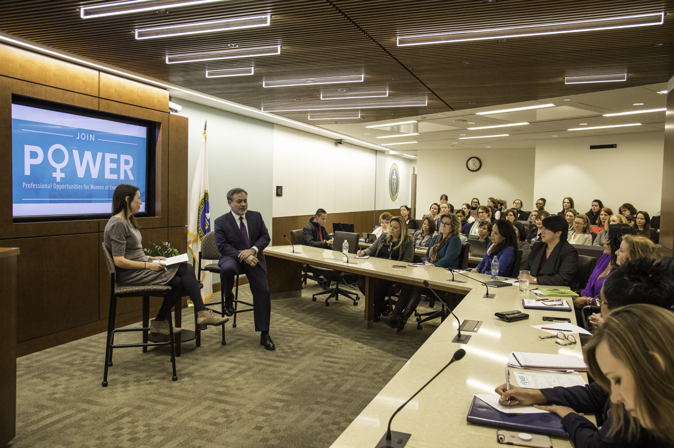 Hosting Deputy Secretary of Energy Dan Brouillette at the POWER Meeting in January 2018