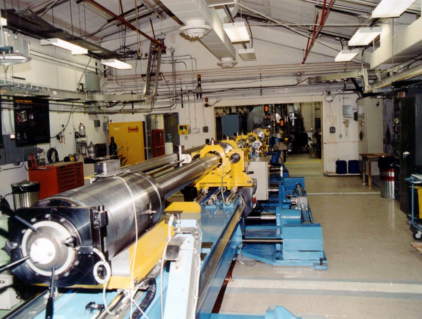 The Joint Actinide Shock Physics Experimental Research Facility at the Nevada National Security Site is a two-stage gas gun that