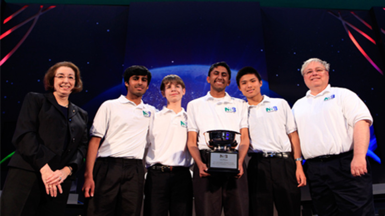 A group of students and teachers.