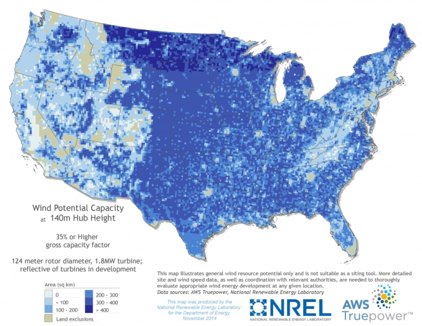 EERE Success Story—Mapping the Frontier of New Wind Power Potential 