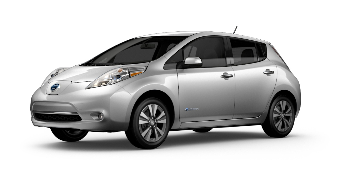 Manufacturer photo of a Nissan Leaf