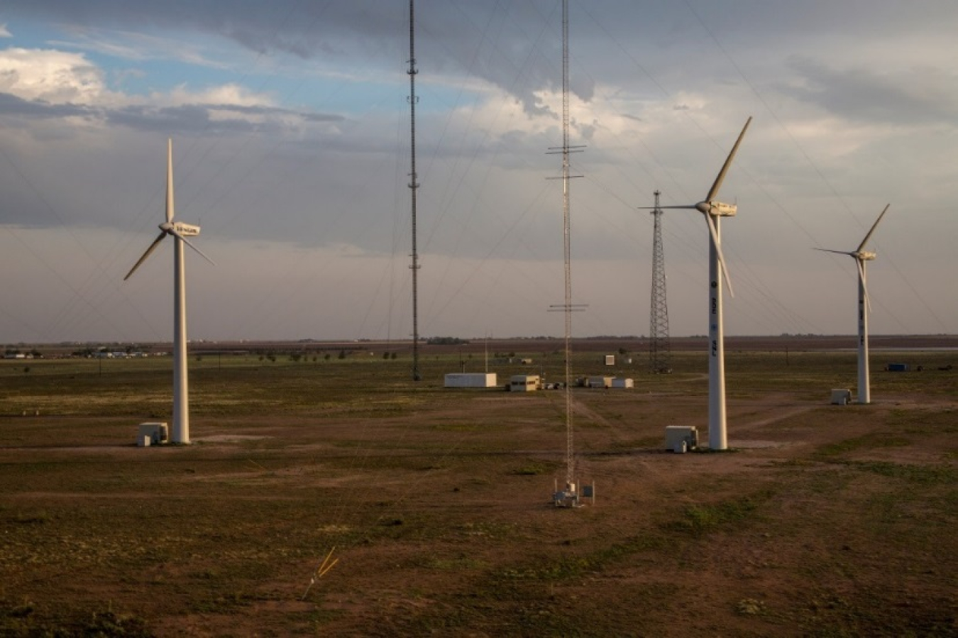 The Scaled Wind Farm Technology facility at Sandia National Labs.