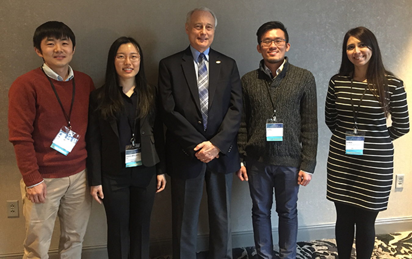 Photo of the 2018 SSL student poster competition winners.