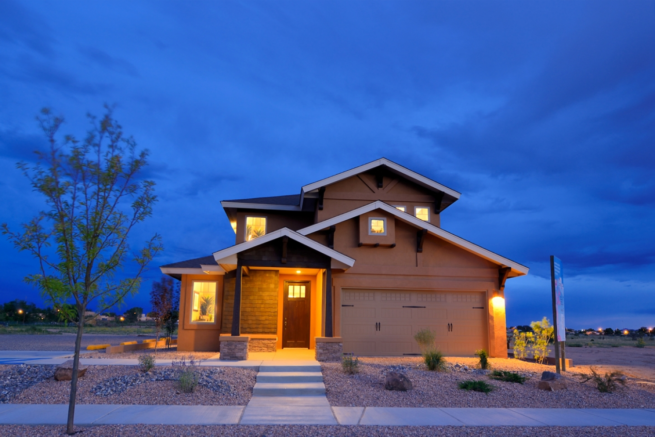 Exterior of the Palo Duro home.