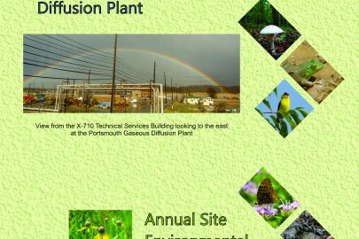 Image of the cover of the 2013 Portsmouth Site Environmental Report