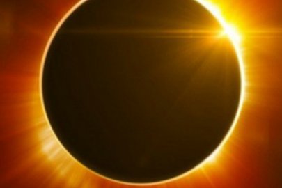 Total eclipse of the sun 