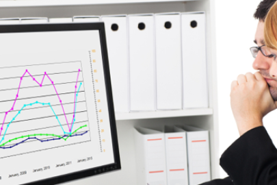 Image of two individuals conducting analysis