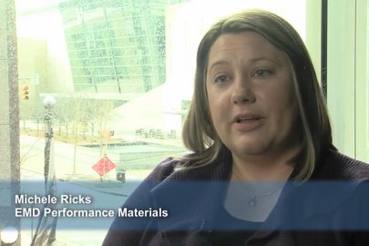 View the video about challenges surrounding solution-based materials in OLED research and development.  