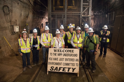 EM SSAB Members at the WIPP Underground