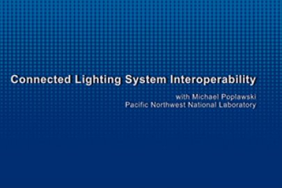 Connected Lighting System Interoperability video title screen.