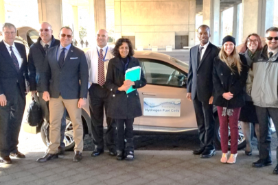 Fuel cell ride and drive with veterans