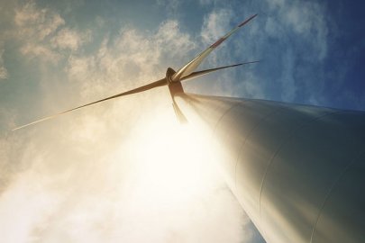 Photo of a wind turbine to symbolize energy investment