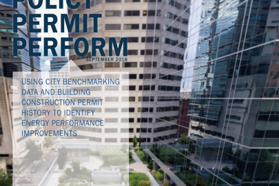 Policy, Permit, Perform: Using City Benchmarking Data and Building Construction Permit History to Identify Energy Performance Improvements