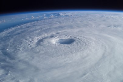 Hurricane from space