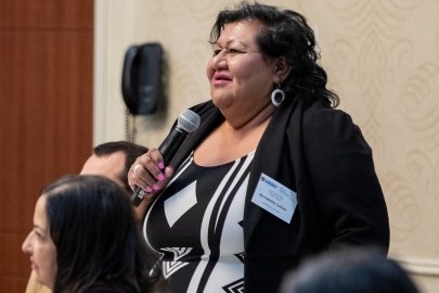 Bernadette Cuthair at Program Review.